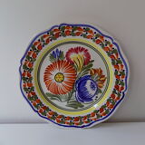 Numbered Henriot Quimper plate