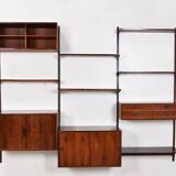 Scandinavian vintage modular teak bookcase