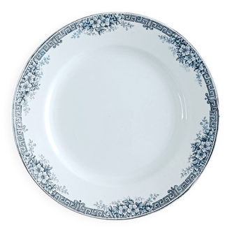 Assiette montée, compotier terre de fer Saint-Amand, Lucy