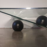 Roche Bobois glass coffee table