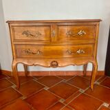 Commode style Louis XV en chêne massive