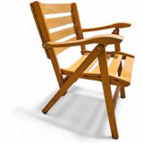 4 x folding chairs by Ico & Luisa Parisi for Reguitti, Italy, 1970s