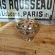 Silver-plated metal flower holder with vintage hallmark