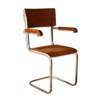 Chaise de Vichr de style Bauhaus des années 1930 modèle de Mart Stam
