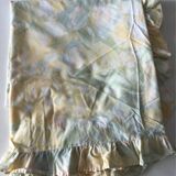 Square tablecloth in velvety cotton