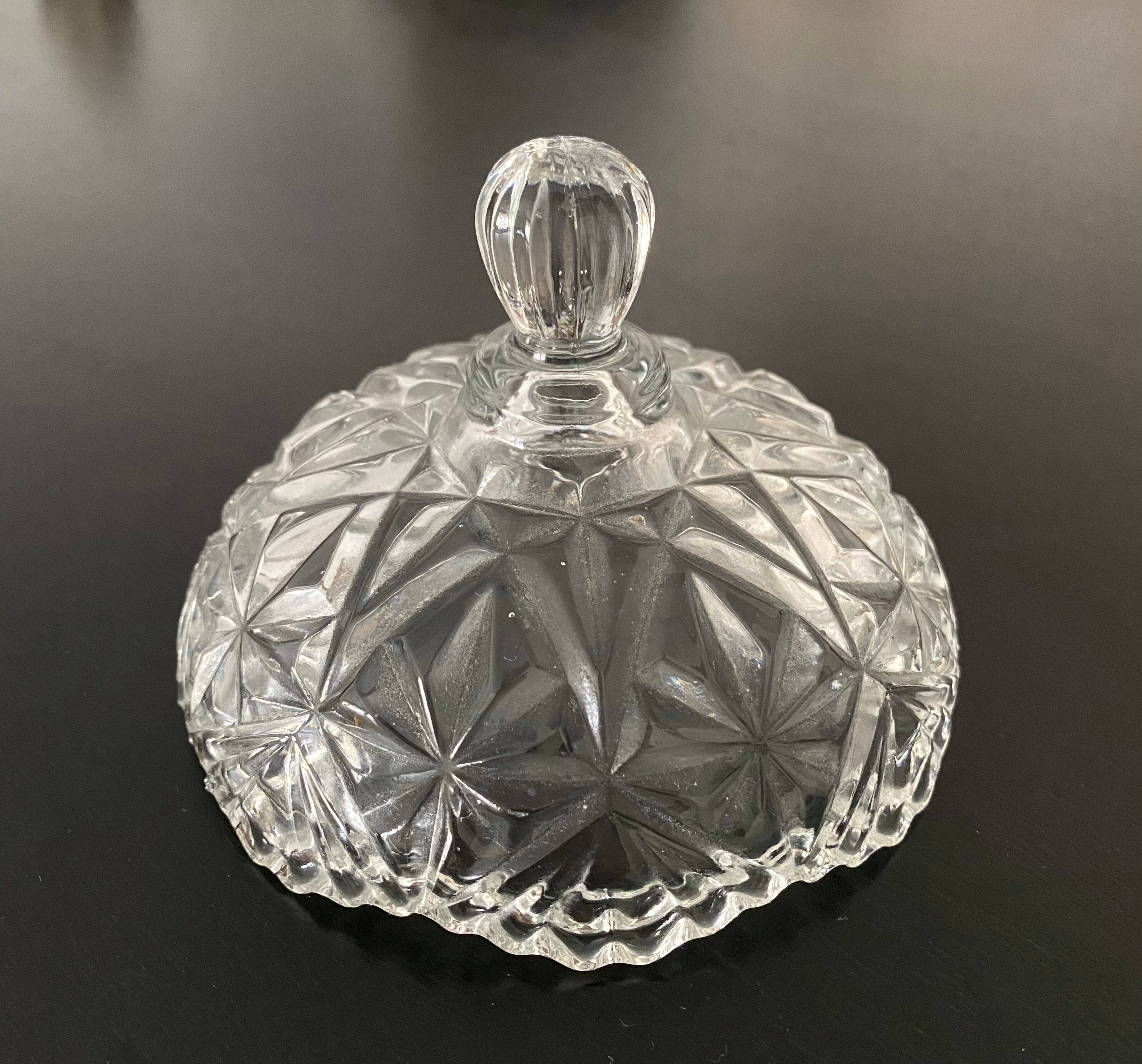Glass candy box
