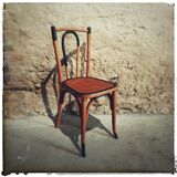 Ensemble chaises bistrot dépareillées