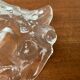 Frosted glass bowl with snail patterns, 1960s.