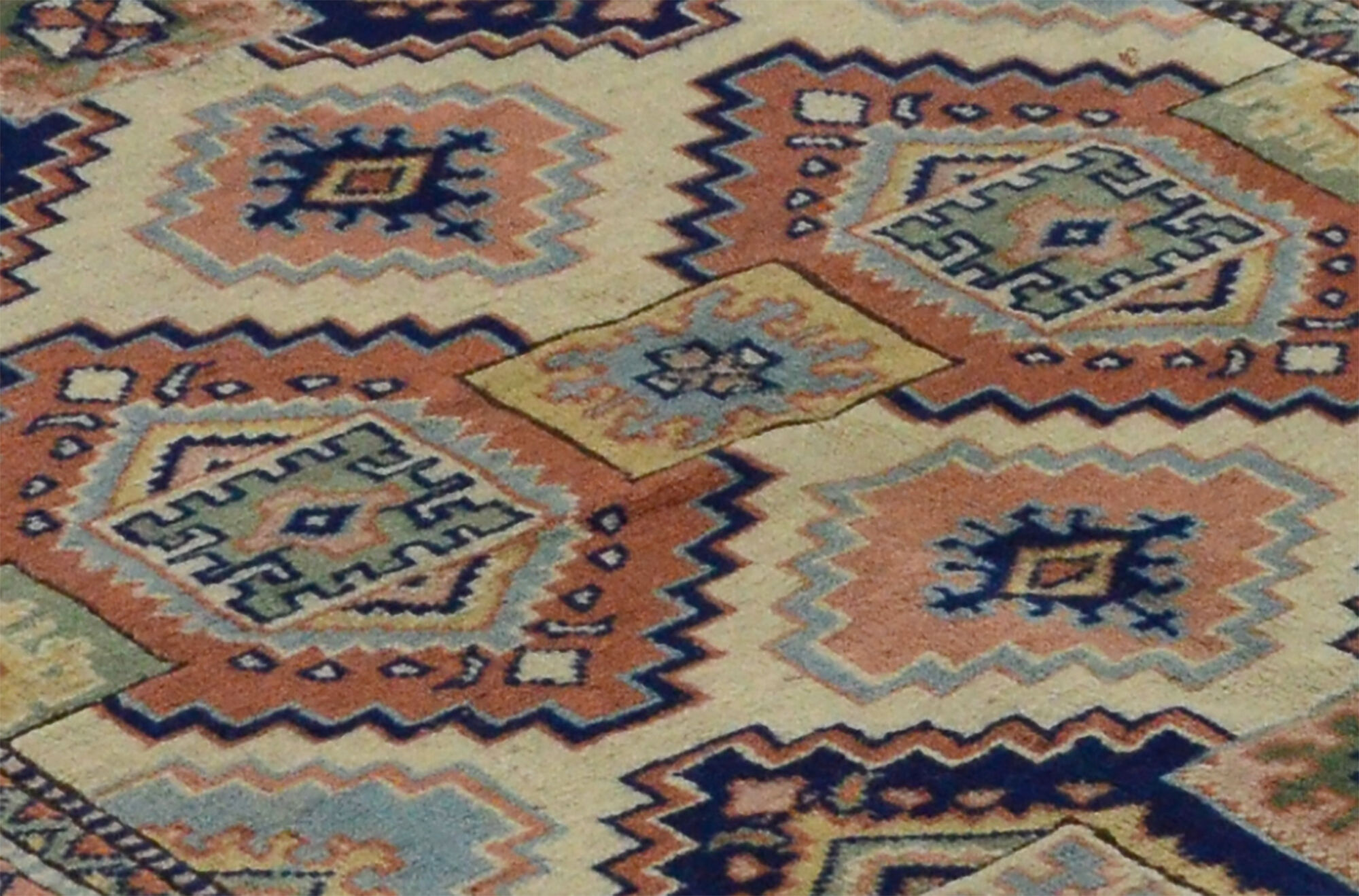 Tapis kilim artisanal d’Anatolie 206 cm x 135 cm