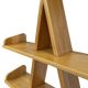 Vintage pyramid cabinet bookcase solid wood design