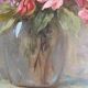 Tableau "Composition florale" HST signée Henri Chanut XIX° siècle
