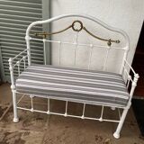 Wrought iron bench