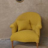 Mustard toad armchair