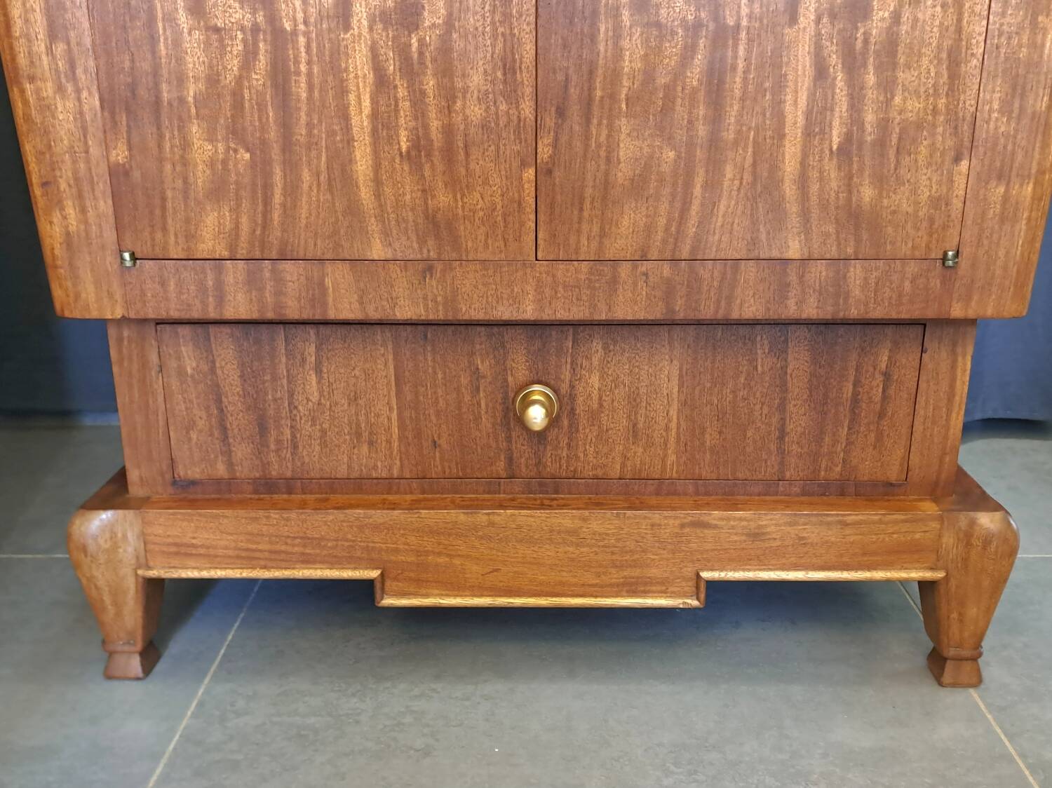 Buffet Art déco en acajou et marqueterie