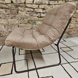 Vintage tubular armchair 1970s