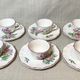 Coffee service, Luneville France. 6 cups 6 under cups