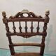 Chaise de chambre rotin et bois