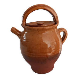 Gargoulette terracotta varnished.