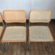 4 chaises Cesca B32 de Marcel Breuer