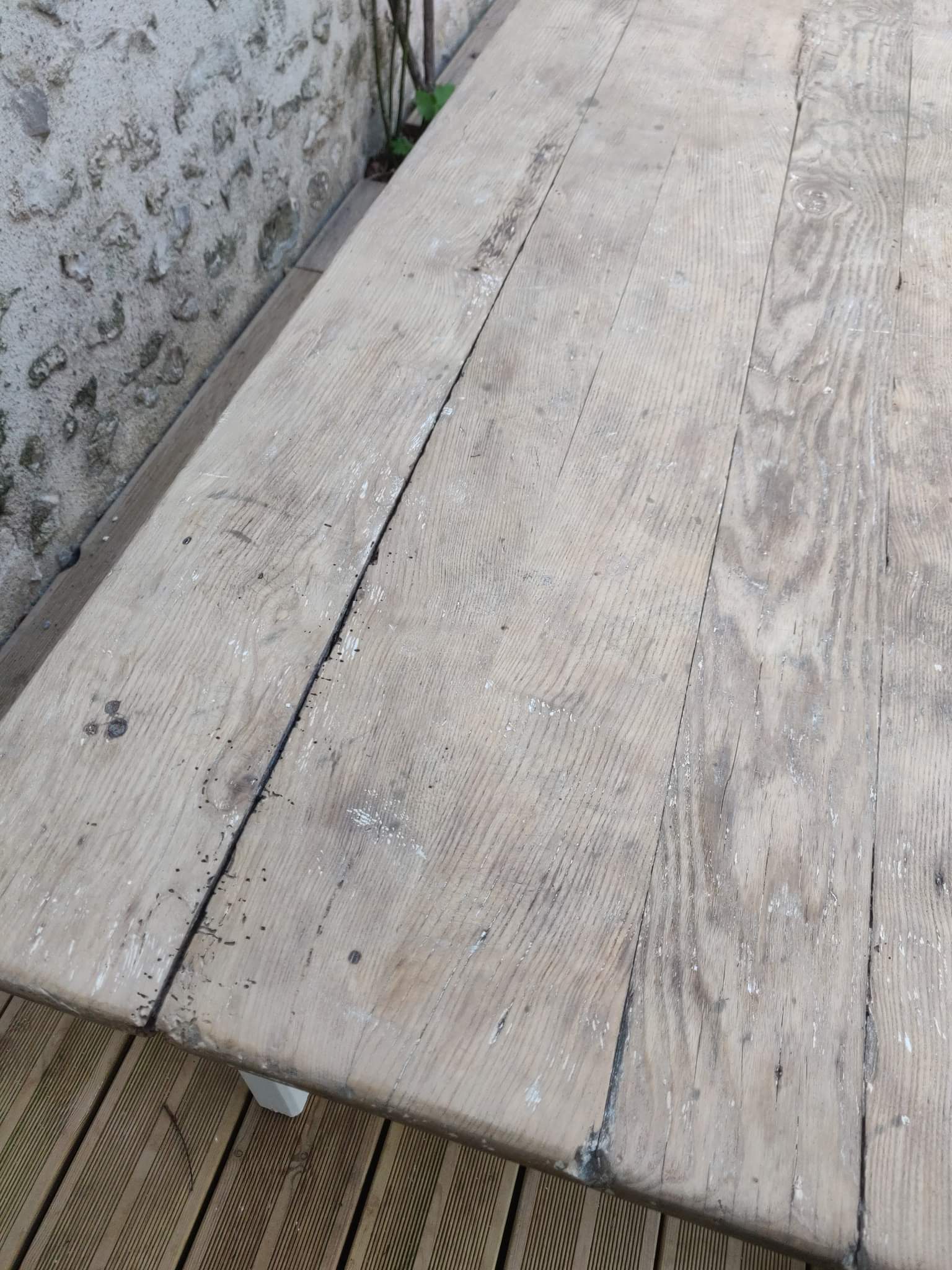 Old farmhouse table