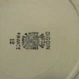 Service de vaisselle Digoin Sarreguemines 6 assiettes plates & creuses 5 à dessert