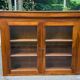 19th century Louis Philippe solid wood display case