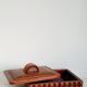 Wooden box with lid