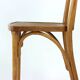 Vintage Thonet Bentwood Oak Chair With Original Label, Czechoslovakia, 1920