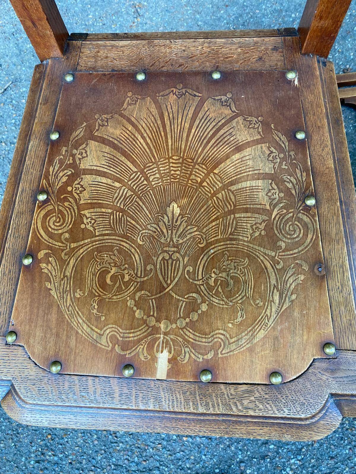 3 Art Deco Luterma chairs Estonia 1950