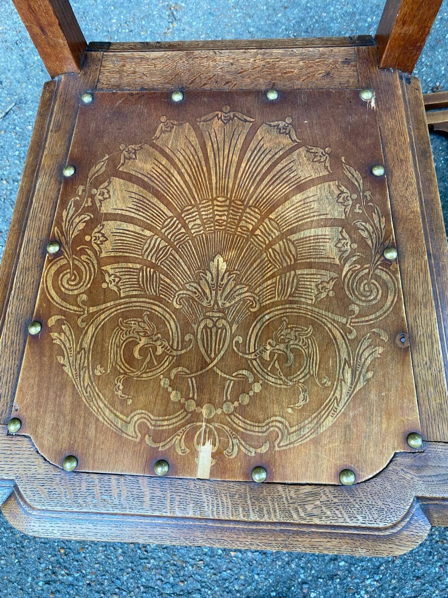 3 chaises art déco Luterma Estonie 1950