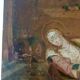 Antique painting on copper, Flemish school, 17th century, representing a saint
