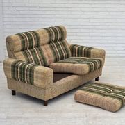 1980s, Danish 2-seater sofa by Nisbo Horsens, furniture wool.