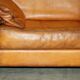 Three-seater sofa De Sede DS17 in restored leather.
