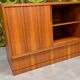 "1960s German vintage enfilade" "Walnut veneer"