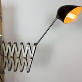 Industrial Midcentury Scissor Wall Lamp, 1950s
