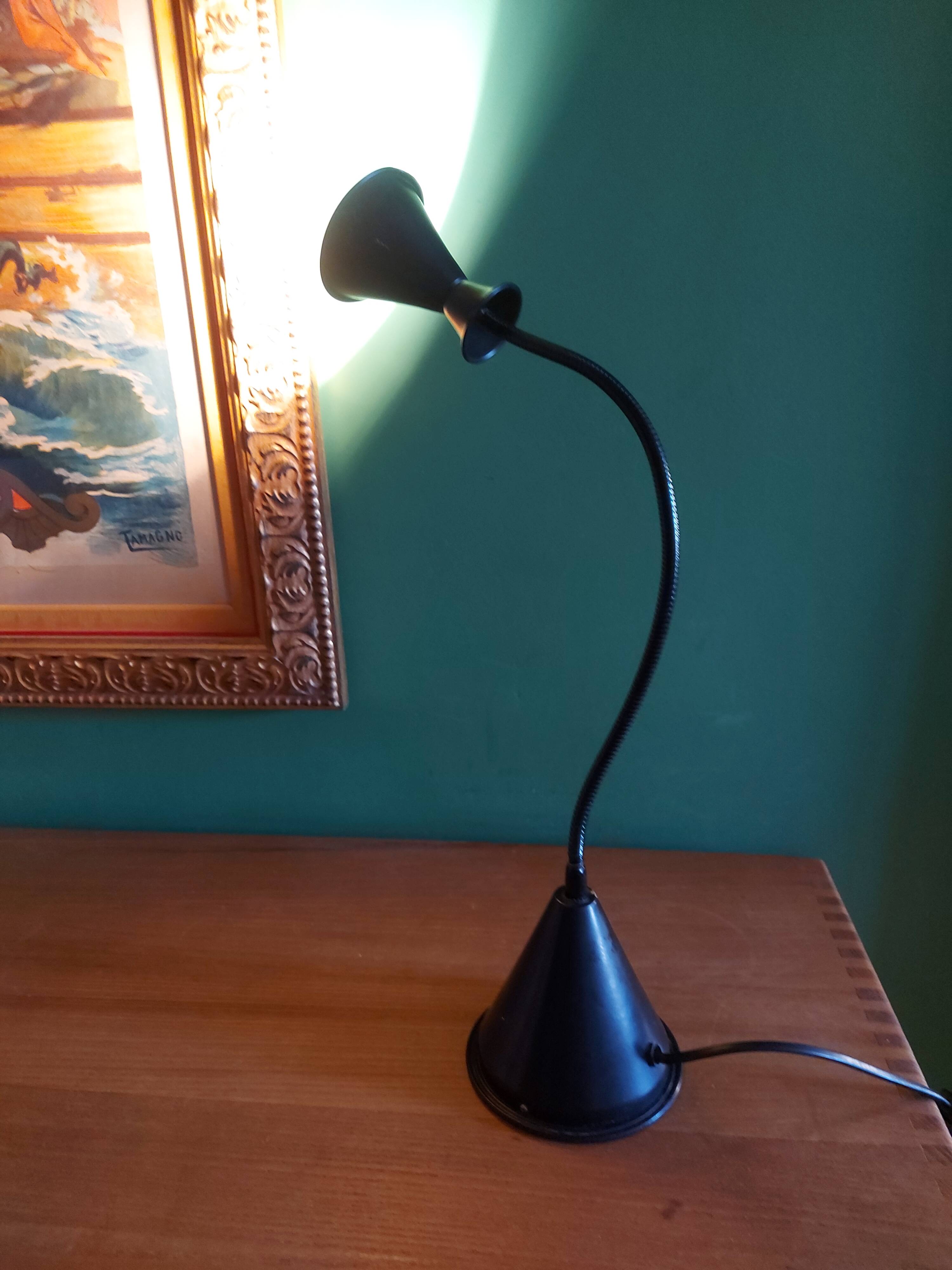 Vintage 80'S lamp with diabolo lampshade, made in Italy