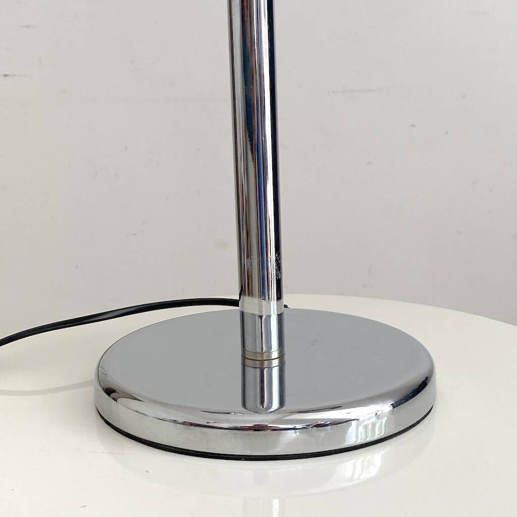 Lampe chromée vintage 1970's
