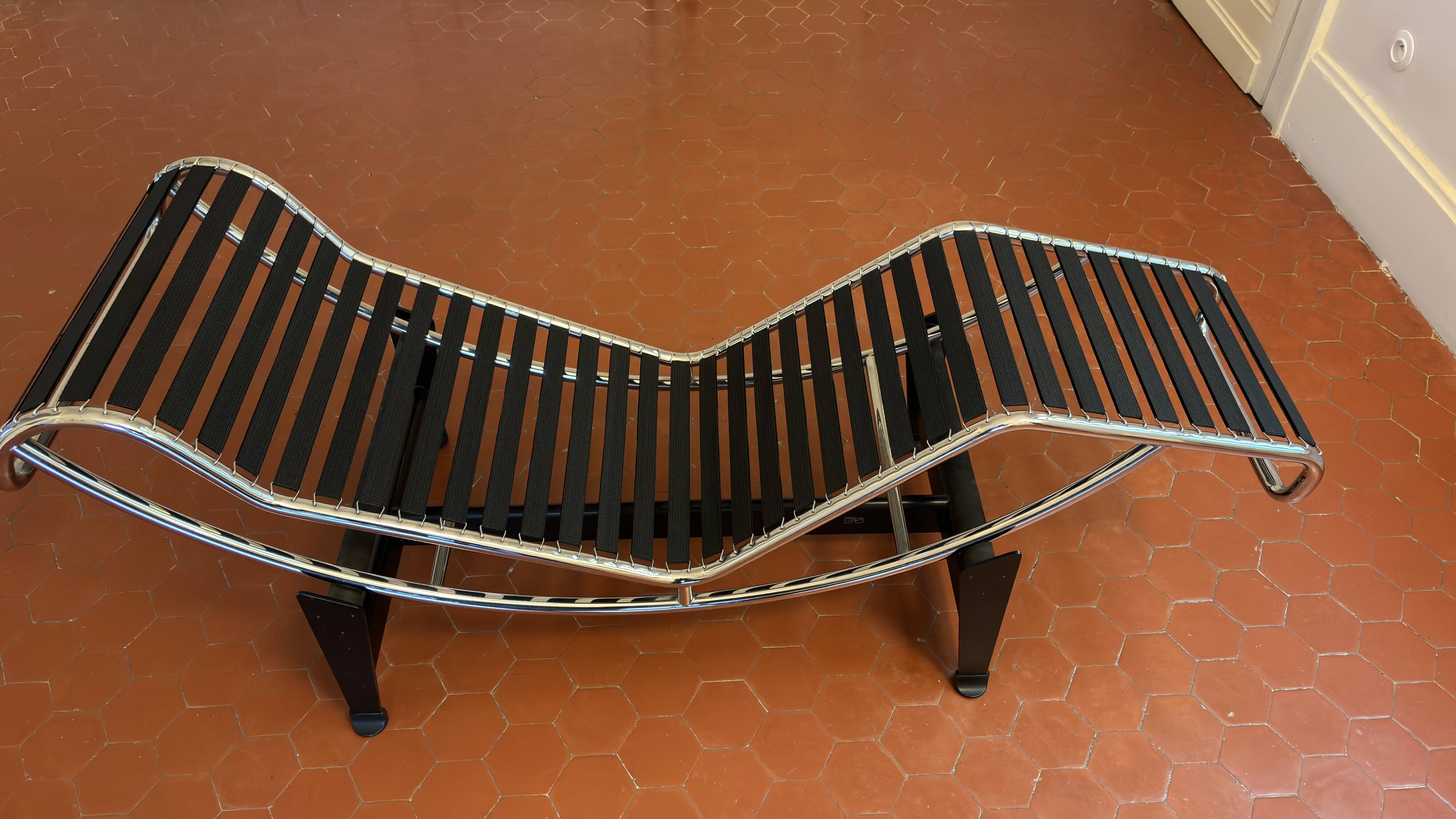 LC4 Chaise Longue Perriand Jeanneret Le Cobusier, cassina edition