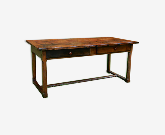 Table de ferme ancienne fin 19e chêne massif