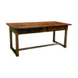Table de ferme ancienne  fin 19e chêne massif