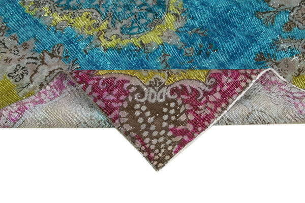 tapis fait à la main unique anatolien 1970s 164 cm x 270 cm tapis bleu