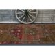 Vintage Turkish Oushak Handmade Wool Cotton Brown Runner Rug 165x417