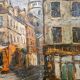 Oil by J. Pineau XX - Montmartre