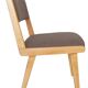 Chaise Mid Century JAR, Laine Marron Millais par Dedar, Pologne, Europe, 1960s