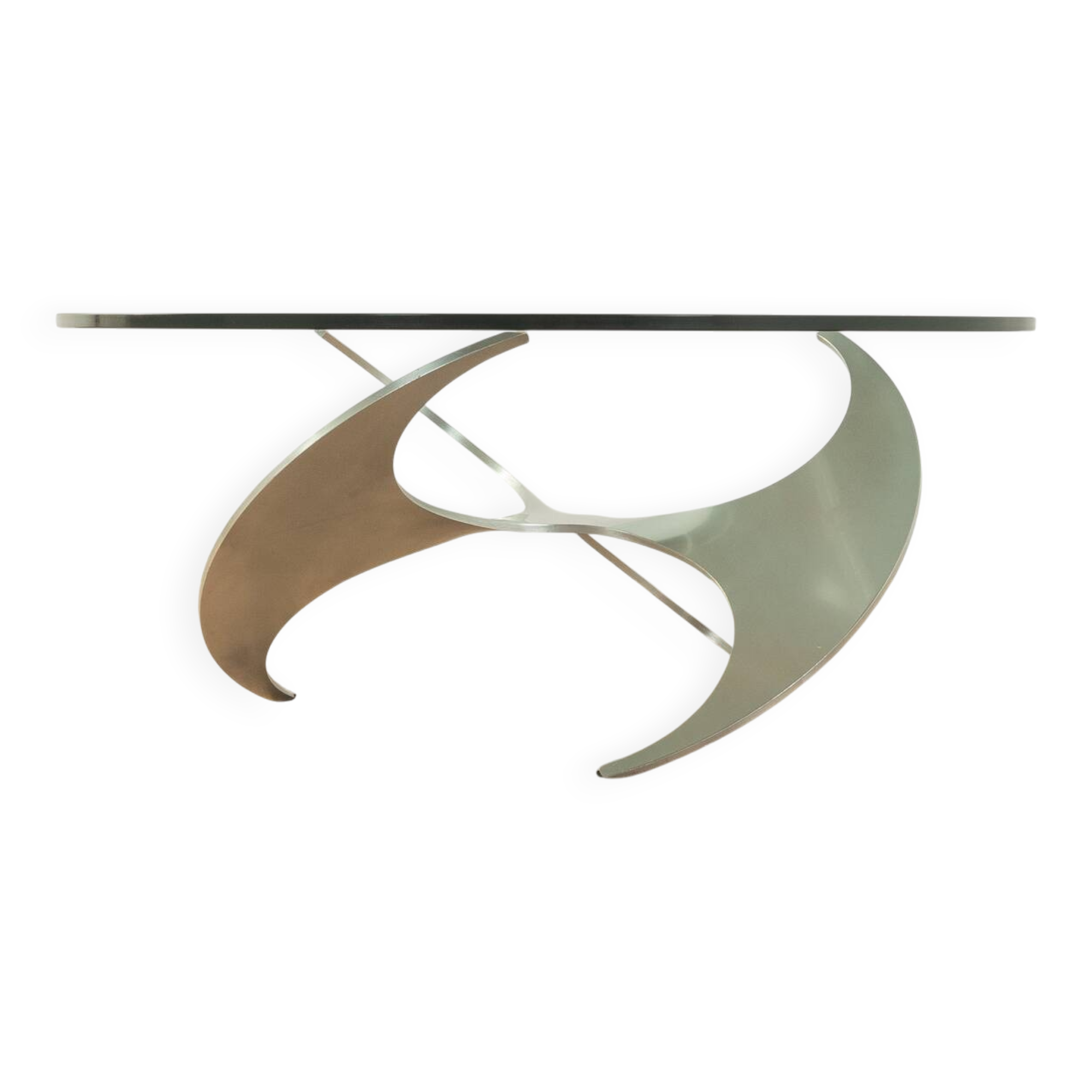 Propeller coffee table, Knut Hesterberg for Ronald Schmitt