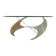 Propeller coffee table, Knut Hesterberg for Ronald Schmitt
