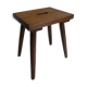 Massive wooden handle stool