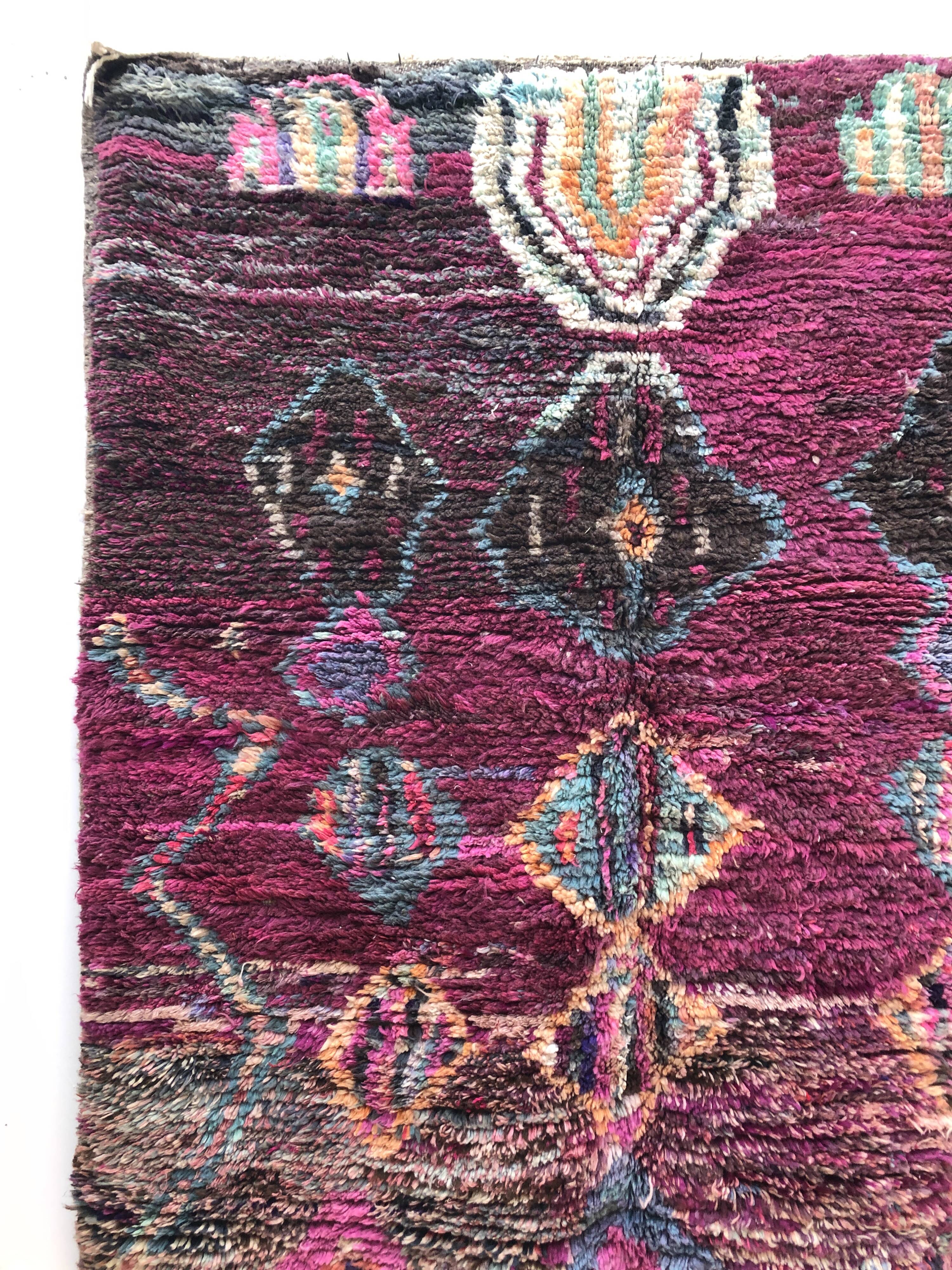 Berber carpet Boujaad 2.22x1.46m