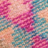 2x12 Rug For Kitchen Orange Herki Vintage Runner Rug, 73x369Cm