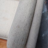 Scandinavian sofa in teak two-seater 60s